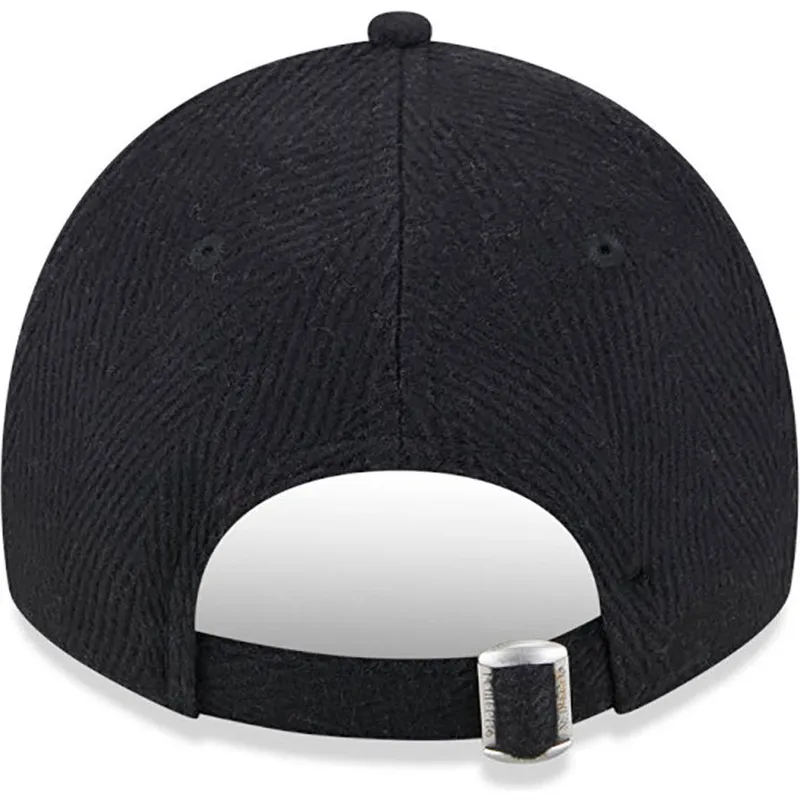 czapka-z-zakrzywionym-daszkiem-czarna-regulowana-9twenty-herringbone-new-york-yankees-mlb-new-era