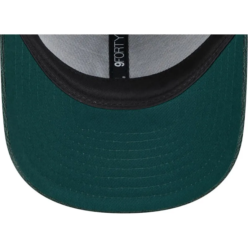 czapki-curva-zielony-tasma-regulowana-9forty-towelling-new-york-yankees-mlb-new-era