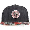 czarna-plaska-czapka-snapback-koi-linen-od-djinns
