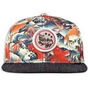 czerwona-plaska-czapka-snapback-koi-linen-od-djinns