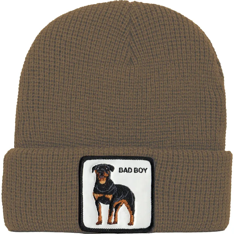 czapka-brazowa-pies-rottweiler-bad-boy-ruff-stuff-the-farm-od-goorin-bros