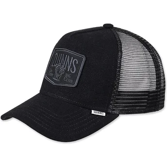 Czarna czapka trucker Hippy Canvas HFT od Djinns