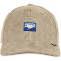bezowa-czapka-z-zakrzywionym-daszkiem-snapback-mountains-truefit-cord-od-djinns