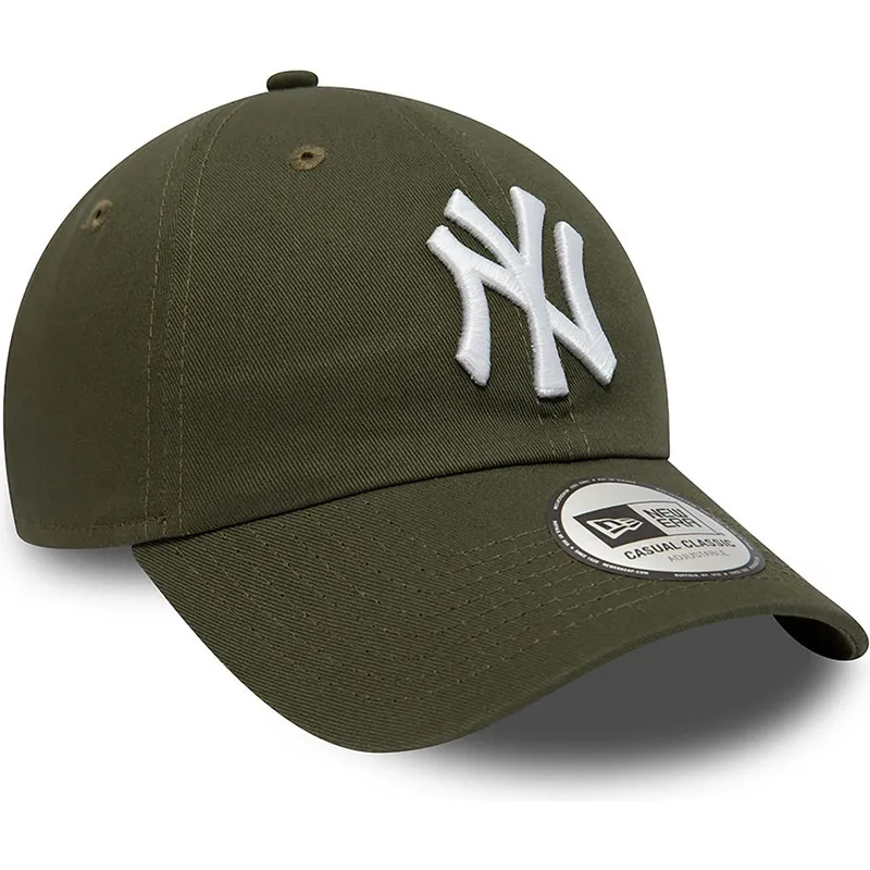 zielona-regulowana-czapka-z-zakrzywionym-daszkiem-9twenty-league-essential-new-york-yankees-mlb-new-era