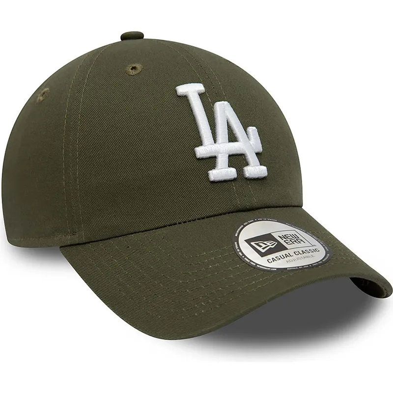 zielona-regulowana-czapka-z-zakrzywionym-daszkiem-9twenty-league-essential-los-angeles-dodgers-mlb-new-era