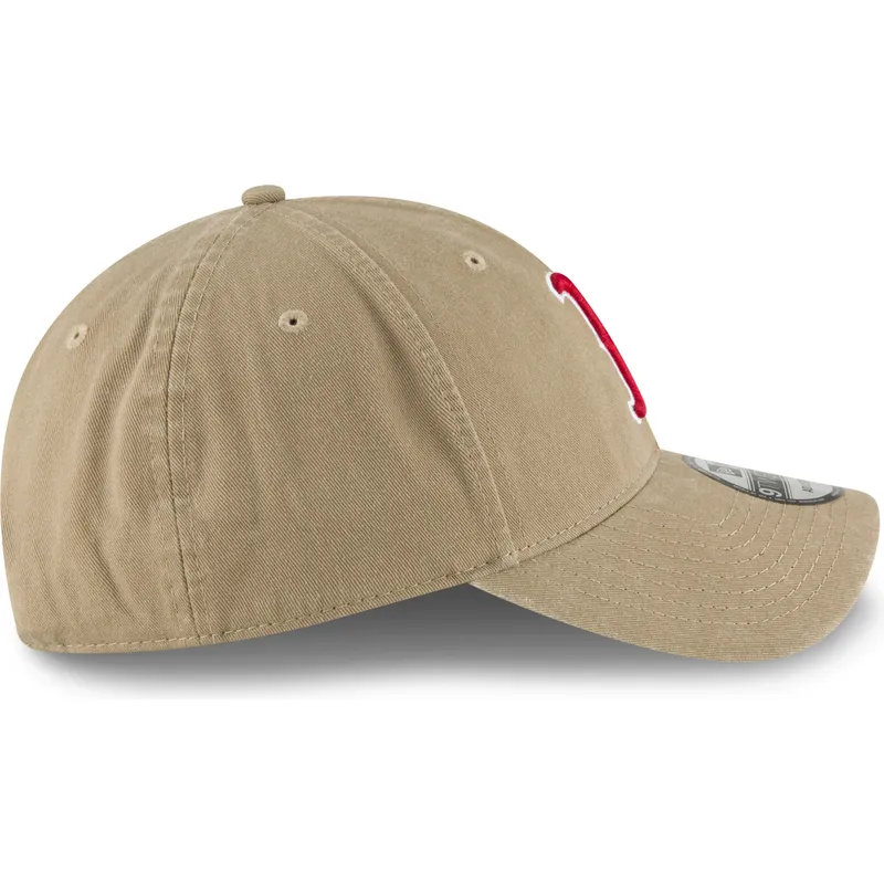 jasnobrazowa-regulowana-czapka-z-zakrzywionym-daszkiem-z-czerwonym-logo-9twenty-core-classic-boston-red-sox-mlb-new-era