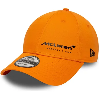 Pomarańczowa zakrzywiona czapka snapback 9FORTY Flawless McLaren Racing Formula 1 New Era