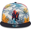 czapki-plana-wielokolorowy-snapback-9fifty-spring-new-york-yankees-mlb-new-era