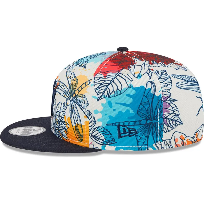 czapki-plana-wielokolorowy-snapback-9fifty-spring-new-york-yankees-mlb-new-era