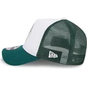biala-i-zielona-czapka-truckerka-9forty-a-frame-circle-oakland-athletics-mlb-od-new-era