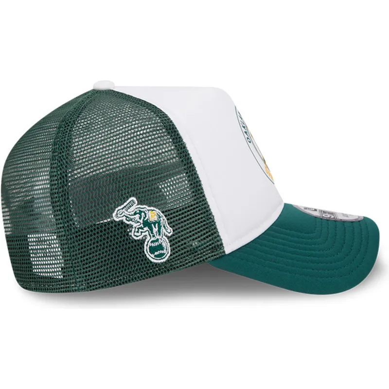 czapki-curva-zielony-snapback-9forty-a-frame-circle-oakland-athletics-mlb-new-era