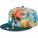 czapki-plana-wielokolorowy-snapback-9fifty-spring-oakland-athletics-mlb-new-era