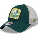 czapki-curva-zielony-snapback-9twenty-stripe-oakland-athletics-mlb-new-era