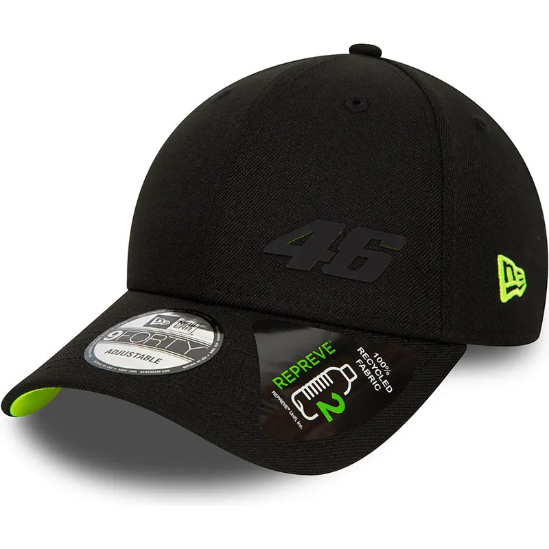czapki-curva-czarny-tasma-regulowana-9forty-repreve-valentino-rossi-vr46-motogp-new-era czapki-curva-czarny-tasma-regulowana-9forty-repreve-valentino-rossi-vr46-motogp-new-era