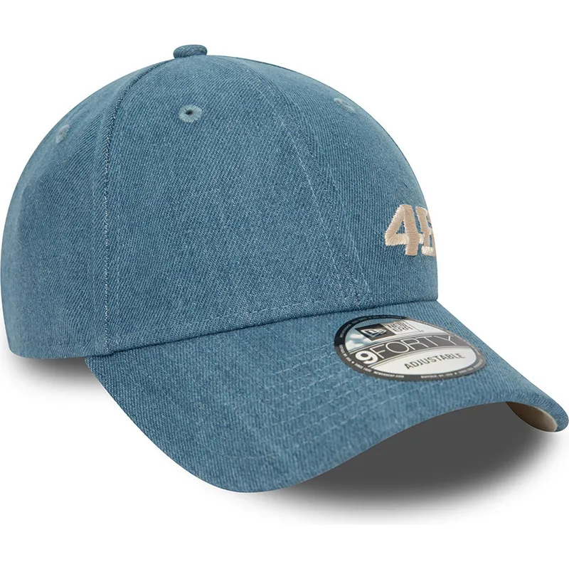 czapki-curva-niebieski-snapback-9forty-denim-valentino-rossi-vr46-motogp-new-era czapki-curva-niebieski-snapback-9forty-denim-valentino-rossi-vr46-motogp-new-era