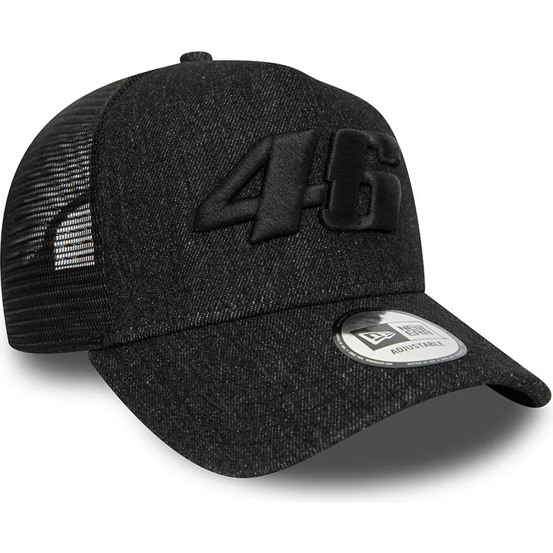 czapki-curva-czarny-snapback-9forty-a-frame-denim-valentino-rossi-vr46-motogp-new-era czapki-curva-czarny-snapback-9forty-a-frame-denim-valentino-rossi-vr46-motogp-new-era
