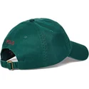 ciemnozielona-czapka-z-zakrzywionym-daszkiem-regulowana-z-czerwonym-logo-cotton-chino-classic-sport-od-polo-ralph-lauren