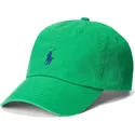 zielona-zakrzywiona-czapka-z-regulacja-z-niebieskim-logo-cotton-chino-classic-sport-od-polo-ralph-lauren