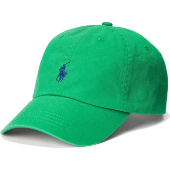 Czapki zakrzywiona zielony taśma regulowana Cotton Chino Classic Sport Polo Ralph Lauren