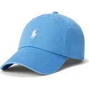 regulowana-niebieska-czapka-z-zakrzywionym-daszkiem-z-bialym-logo-cotton-chino-classic-sport-od-polo-ralph-lauren