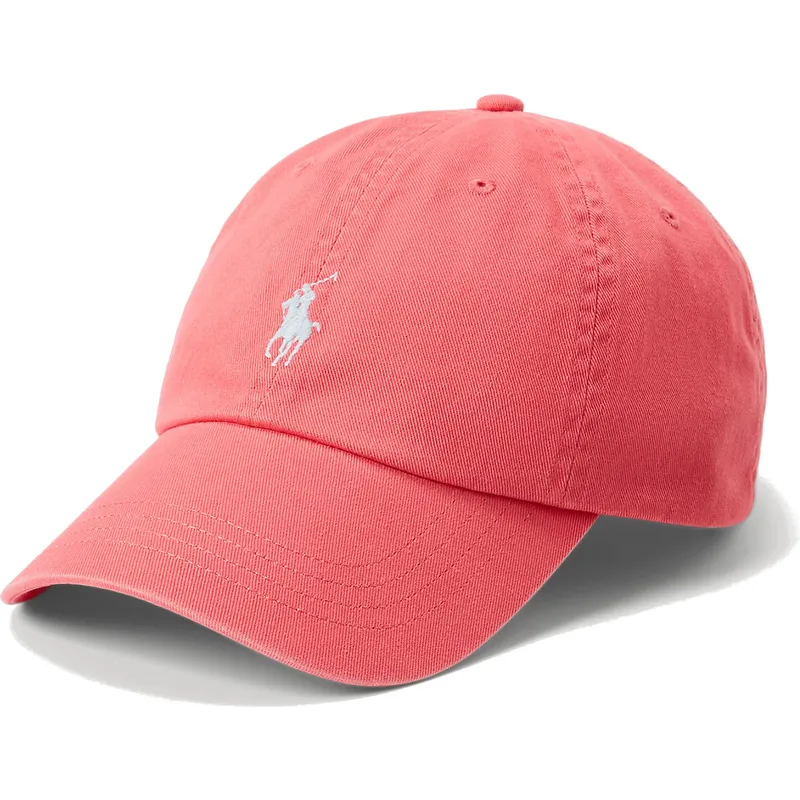czapki-curva-czerwony-tasma-regulowana-polo-ralph-lauren