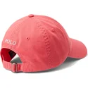 jasnoczerwona-zakrzywiona-czapka-z-daszkiem-z-bialym-logo-cotton-chino-classic-sport-od-polo-ralph-lauren-regulowana