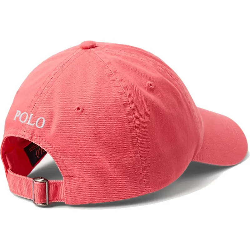 czapki-curva-czerwony-tasma-regulowana-polo-ralph-lauren