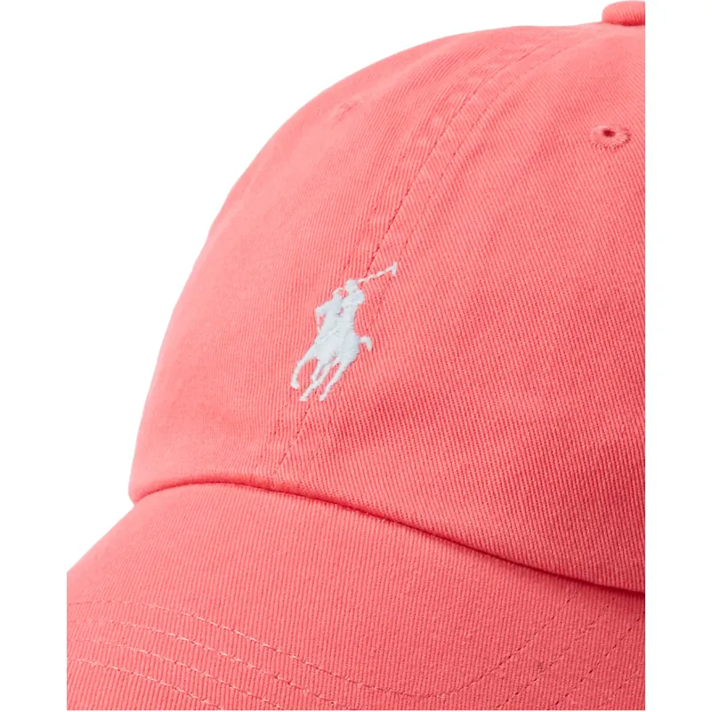 czapki-curva-czerwony-tasma-regulowana-polo-ralph-lauren