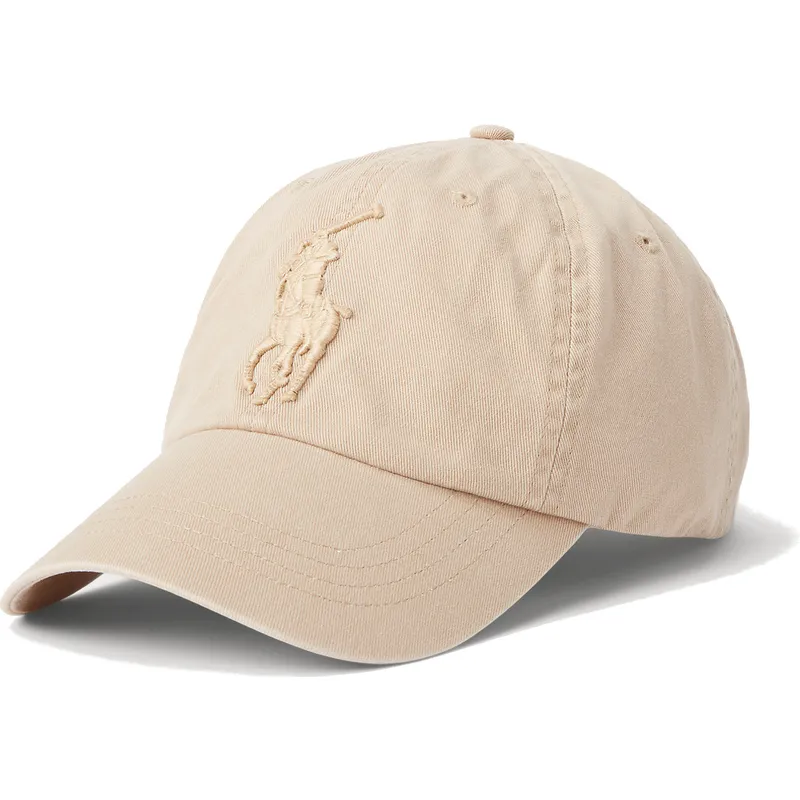 czapki-curva-bezowy-tasma-regulowana-polo-ralph-lauren