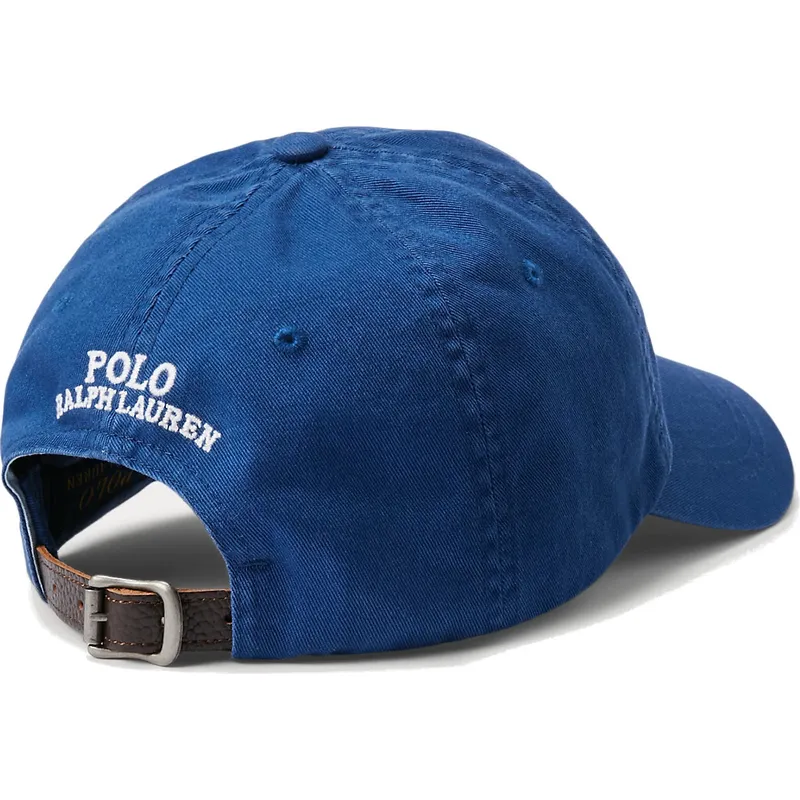 czapki-curva-niebieski-tasma-regulowana-polo-ralph-lauren