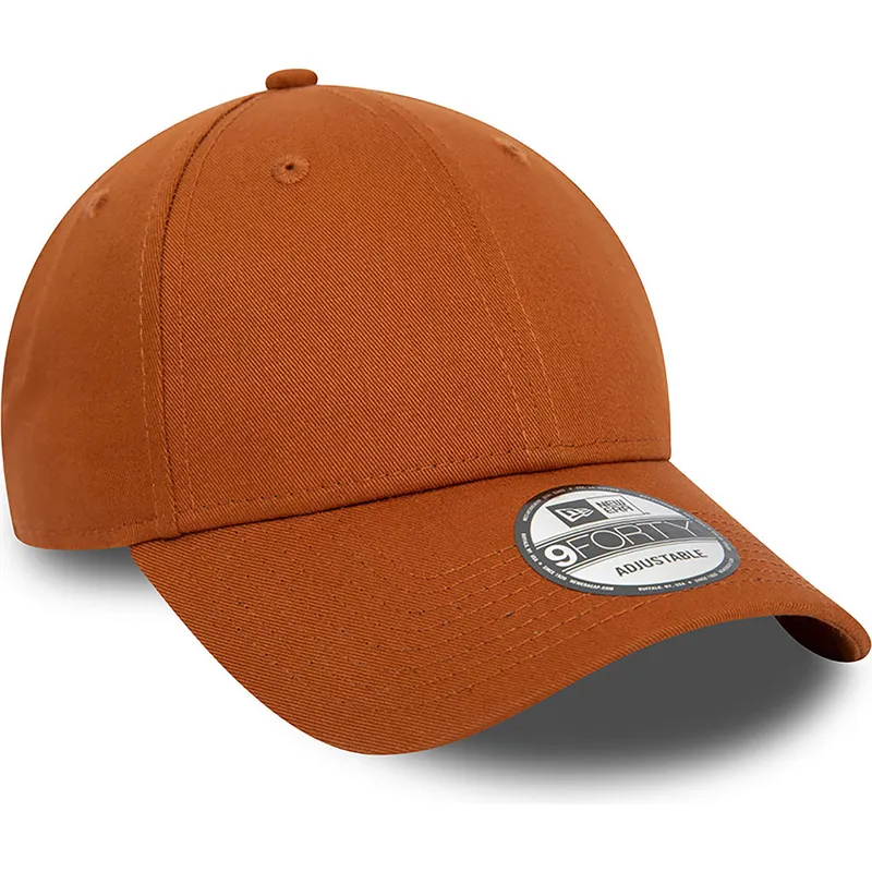 brazowa-zakrzywiona-regulowana-czapka-9forty-essential-od-new-era