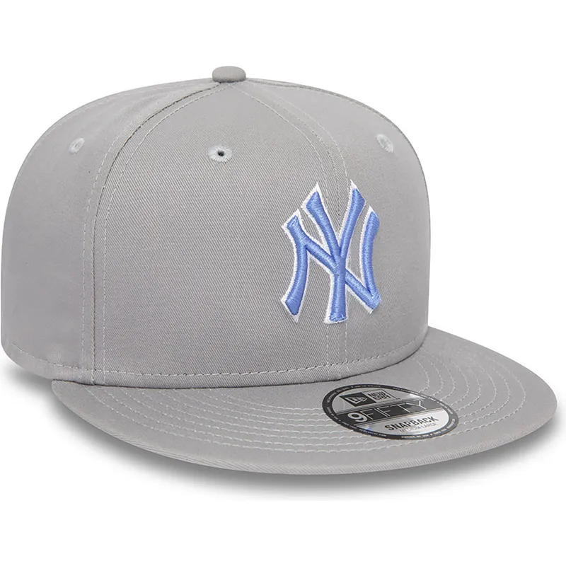 czapki-plana-szary-snapback-9fifty-outline-new-york-yankees-mlb-new-era