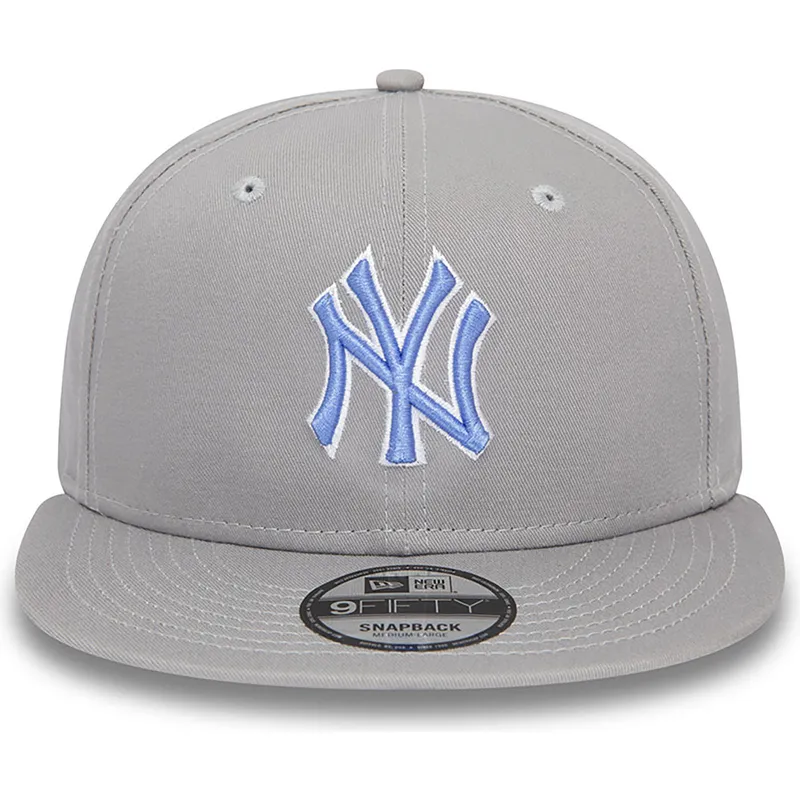 czapki-plana-szary-snapback-9fifty-outline-new-york-yankees-mlb-new-era