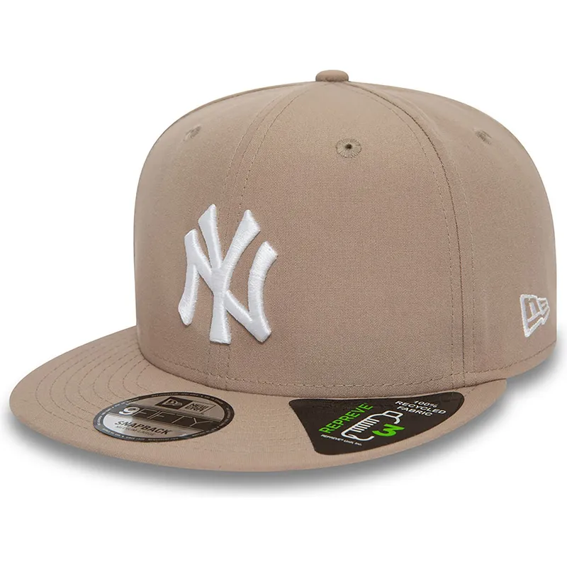 brazowa-czapka-z-daszkiem-snapback-9fifty-repreve-new-york-yankees-mlb-od-new-era