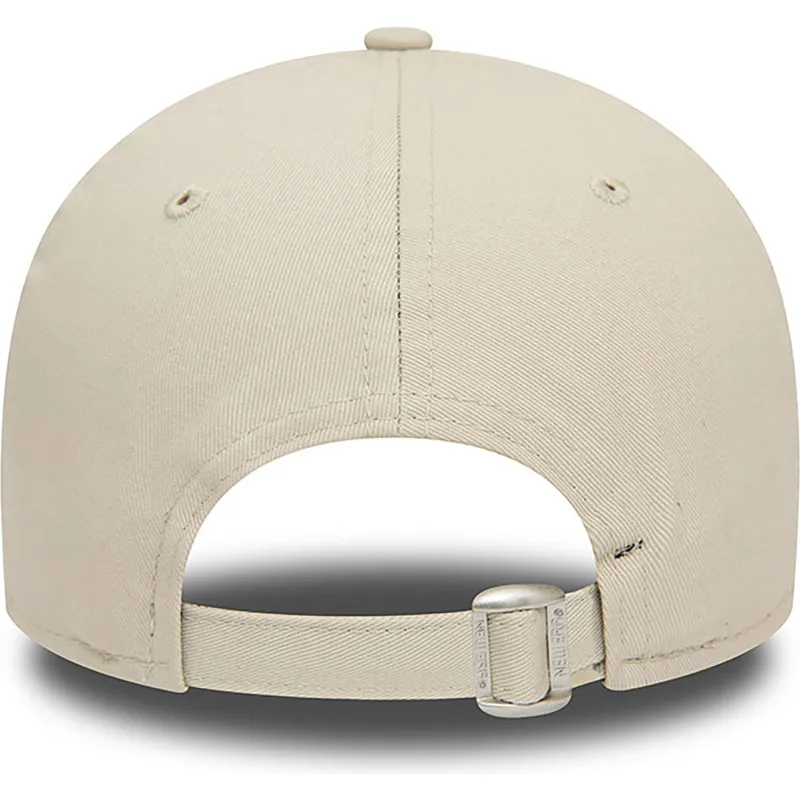 czapki-curva-bezowy-tasma-regulowana-marron-9forty-league-essential-new-york-yankees-mlb-new-era