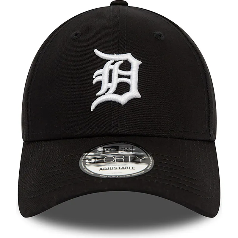 czapki-curva-czarny-tasma-regulowana-9forty-league-essential-detroit-tigers-mlb-new-era