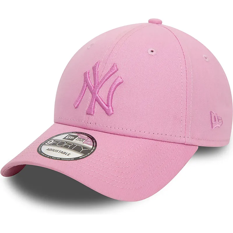 czapki-curva-roz-tasma-regulowana-9forty-league-essential-new-york-yankees-mlb-new-era