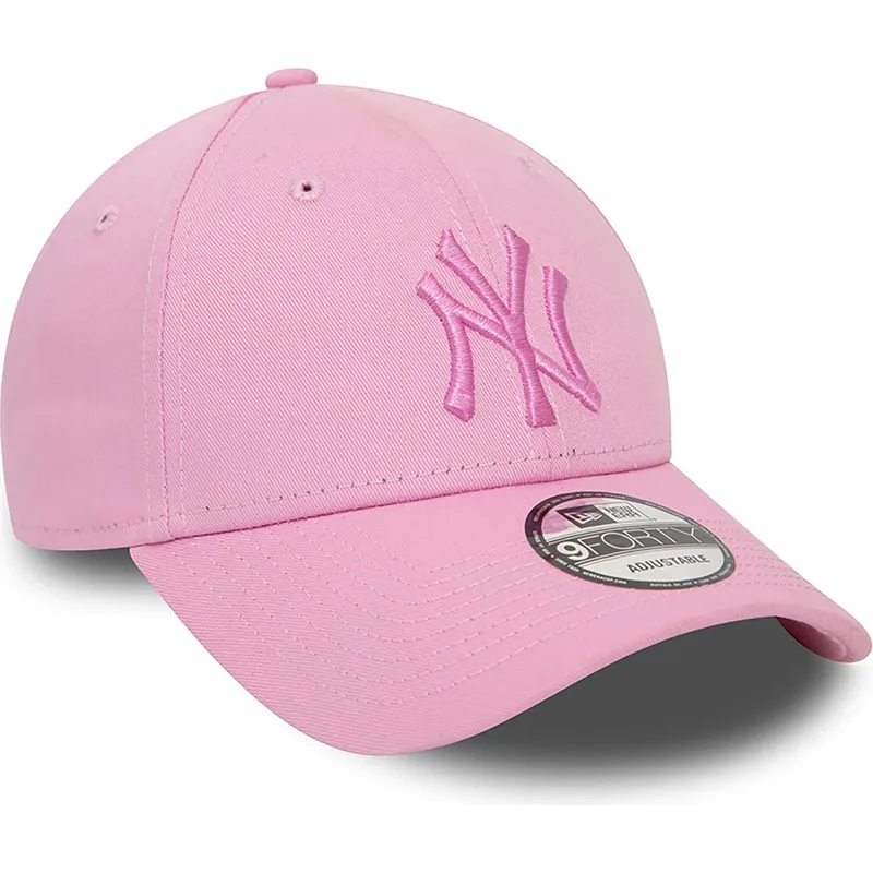 czapki-curva-roz-tasma-regulowana-9forty-league-essential-new-york-yankees-mlb-new-era