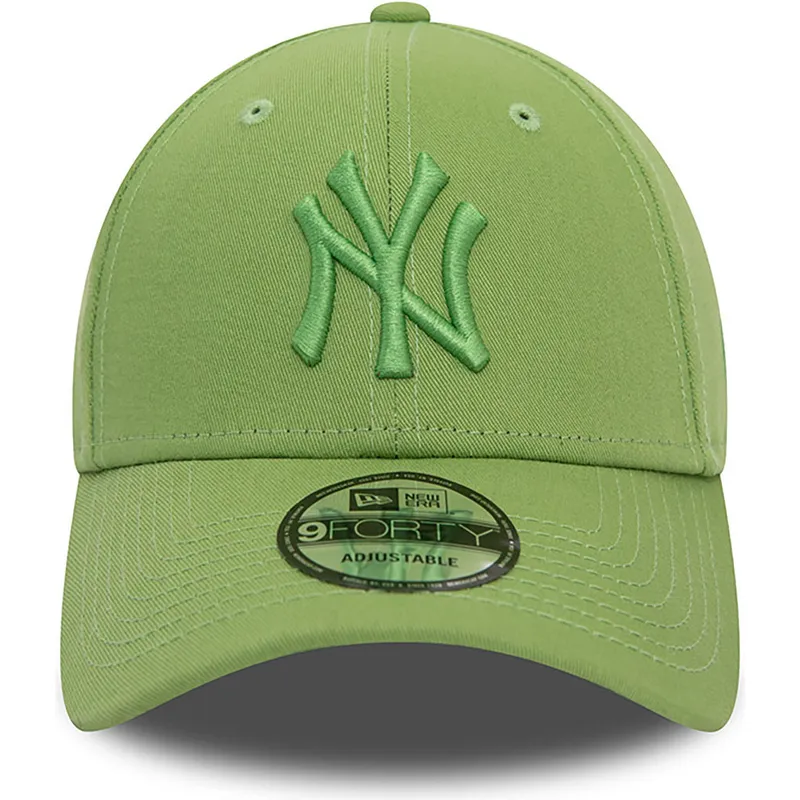 czapki-curva-zielony-tasma-regulowana-9forty-league-essential-new-york-yankees-mlb-new-era