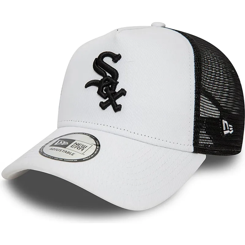 czapki-curva-bialy-snapback-a-frame-league-essential-chicago-white-sox-mlb-new-era