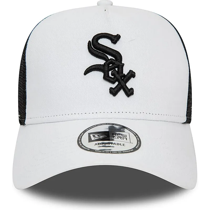 czapki-curva-bialy-snapback-a-frame-league-essential-chicago-white-sox-mlb-new-era