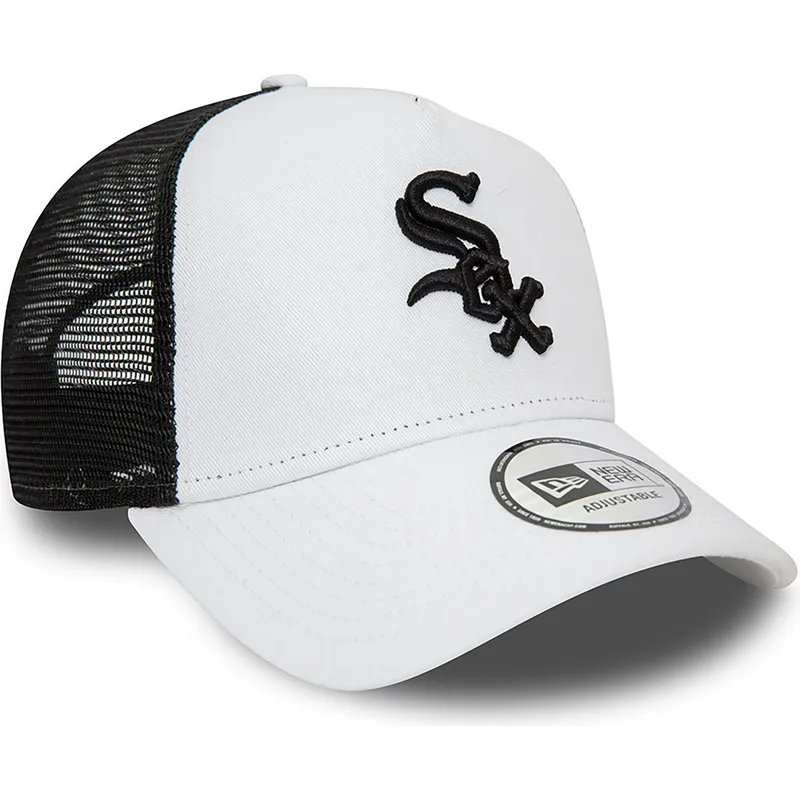 czapki-curva-bialy-snapback-a-frame-league-essential-chicago-white-sox-mlb-new-era