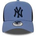 niebieska-czapka-trucker-z-granatowym-logo-a-frame-league-essential-new-york-yankees-mlb-od-new-era