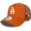 czapki-curva-brazowy-snapback-a-frame-league-essential-los-angeles-dodgers-mlb-new-era