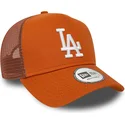 brazowa-czapka-trucker-a-frame-league-essential-los-angeles-dodgers-mlb-od-new-era
