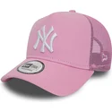 czapki-curva-roz-snapback-a-frame-league-essential-new-york-yankees-mlb-new-era
