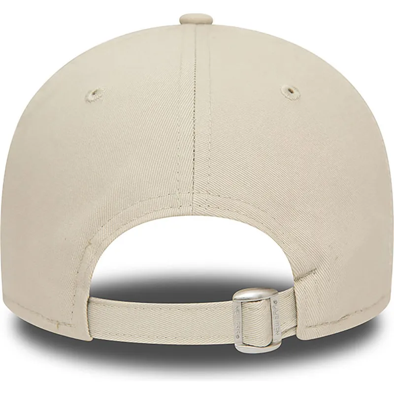 czapki-curva-bezowy-tasma-regulowana-negro-9twenty-league-essential-los-angeles-dodgers-mlb-new-era