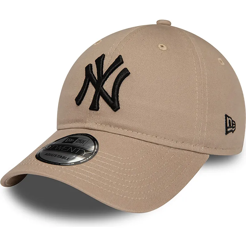 czapki-curva-brazowy-tasma-regulowana-negro-9twenty-league-essential-new-york-yankees-mlb-new-era