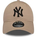 czapki-curva-brazowy-tasma-regulowana-negro-9twenty-league-essential-new-york-yankees-mlb-new-era