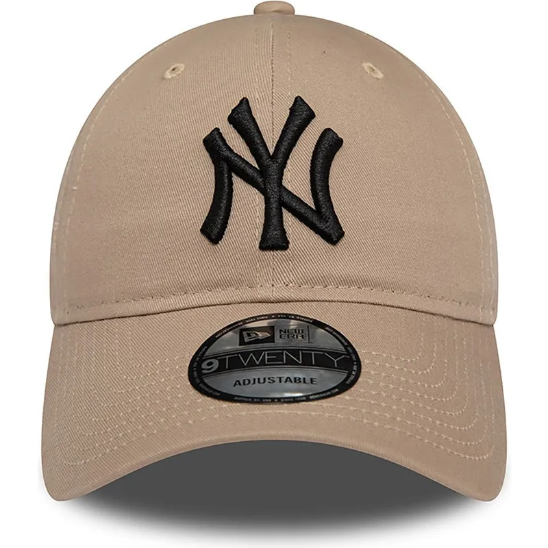 czapki-curva-brazowy-tasma-regulowana-negro-9twenty-league-essential-new-york-yankees-mlb-new-era
